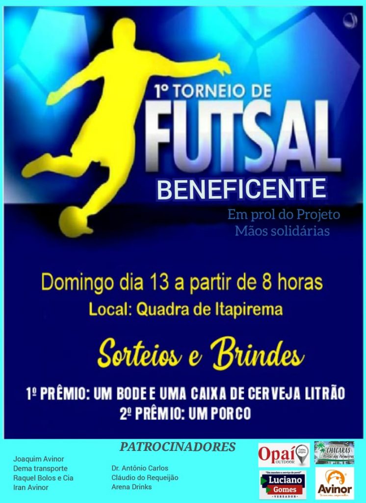 Prefeitura promove Torneio de Futsal Masculino Comunidade em Pauta